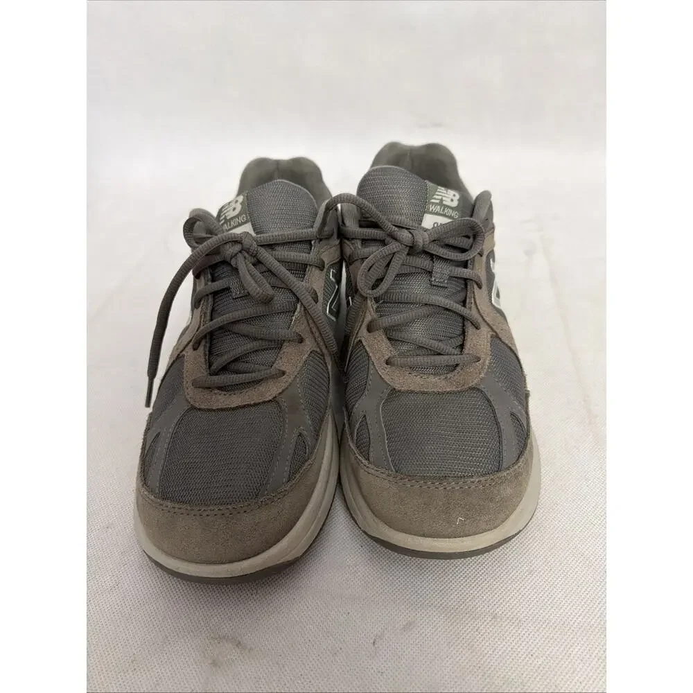 New Balance 877 Walking Shoes Men's 9.5 D Grey Suede Mesh Upper MW877GT